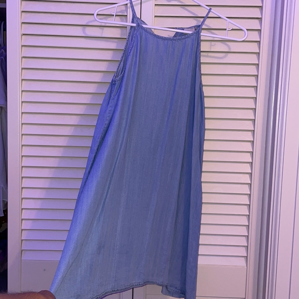 denim dress with pockets!!